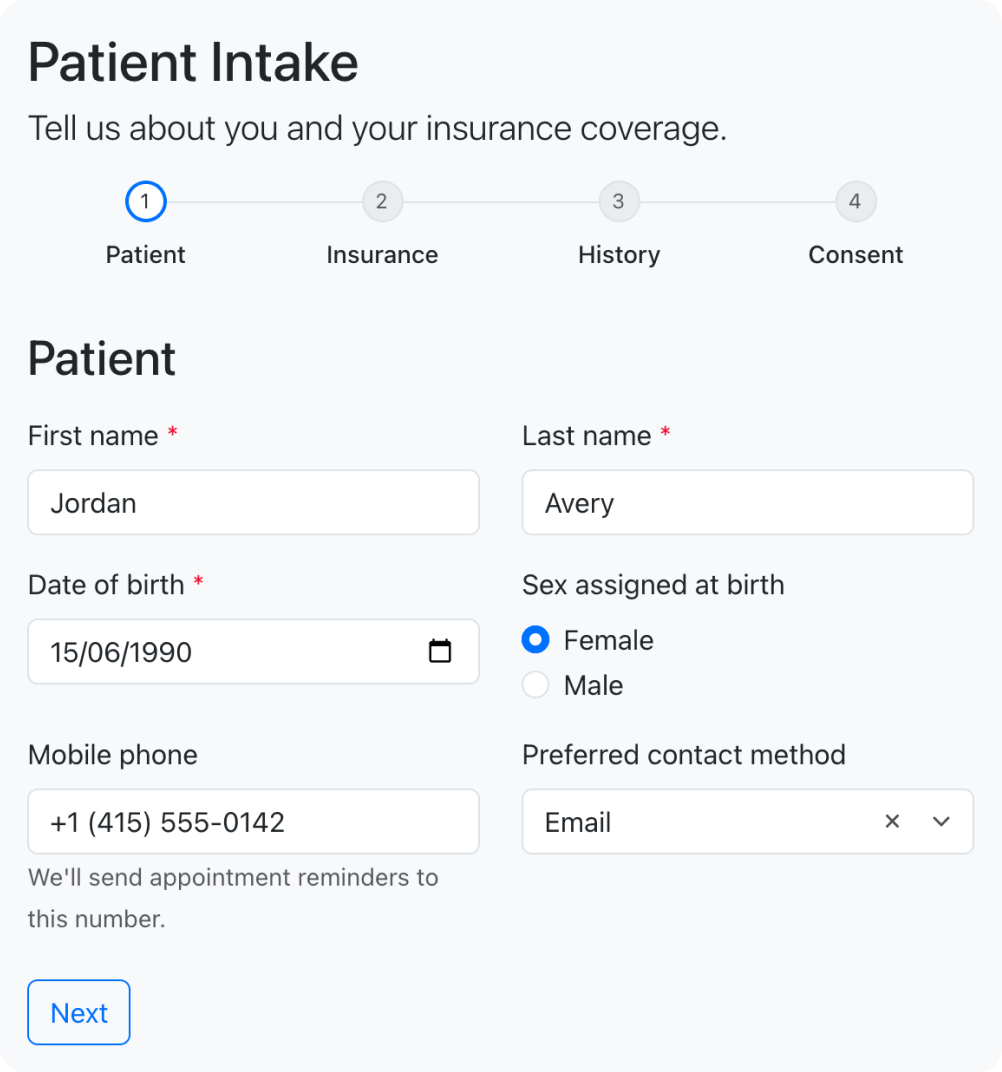 SurveyJS form rendered with Bootstrap light mode variables