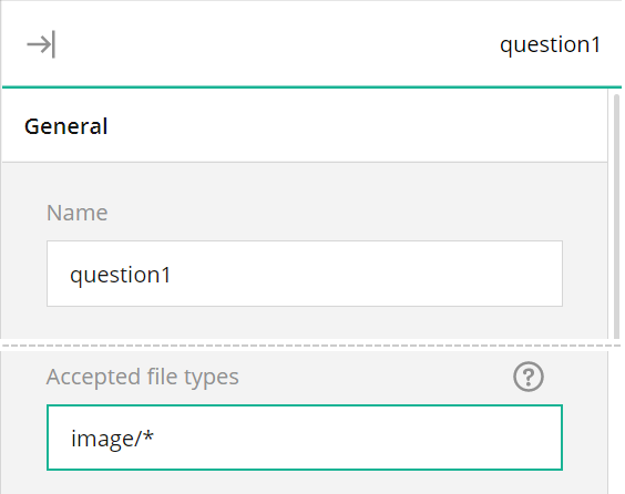 Survey Creator - Accepted file types