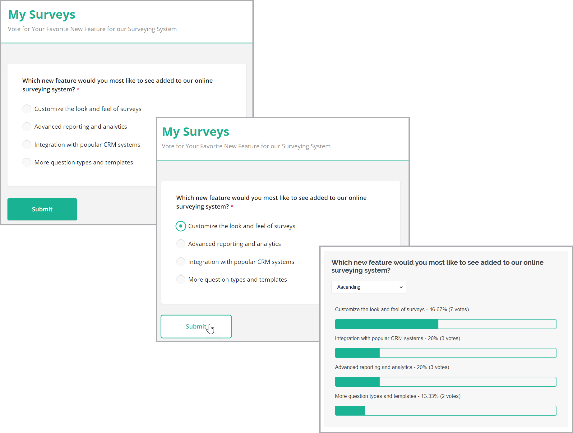 SurveyJS: Create an Online Poll with Instant Visualization