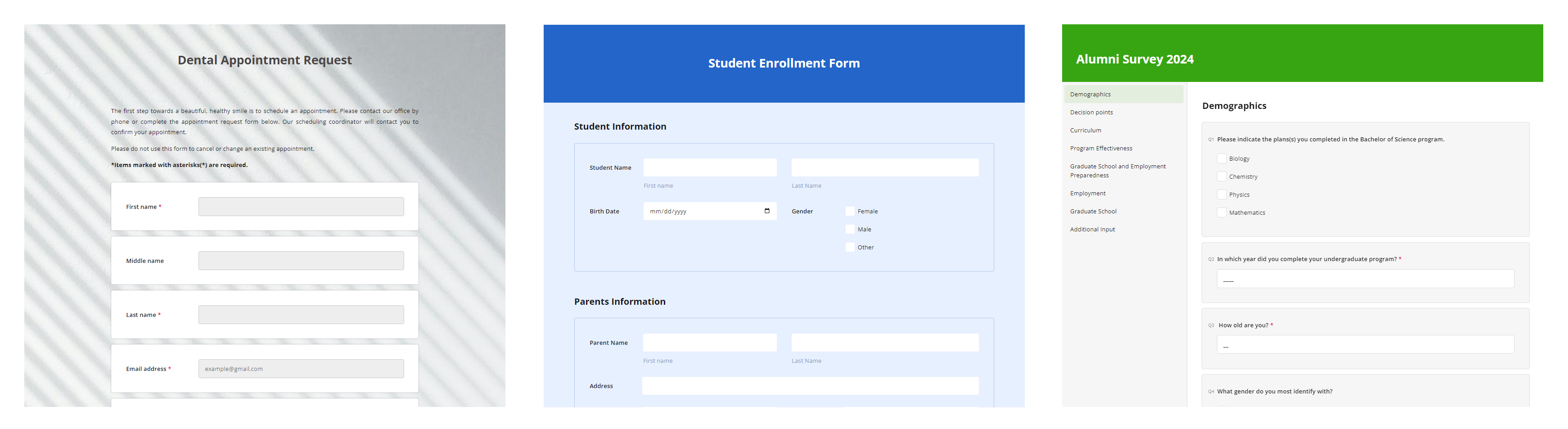 Different themes for SurveyJS forms