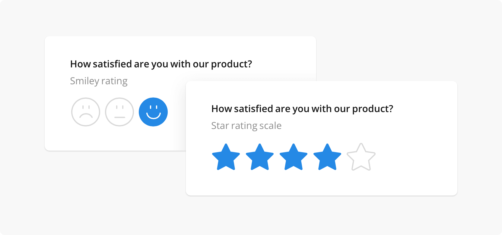 SurveyJS - New Rating Question Types: Stars and Smileys