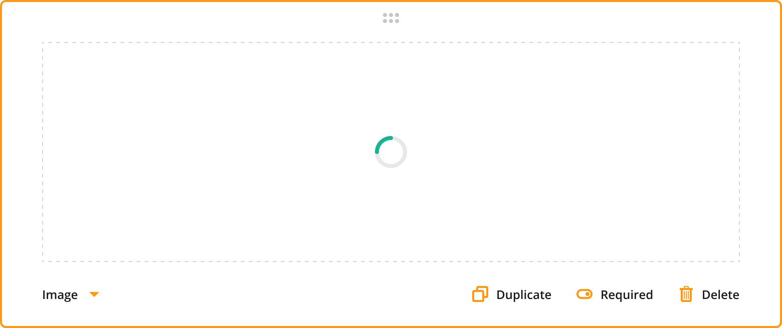 Survey Creator: Loading indicator for an Image question