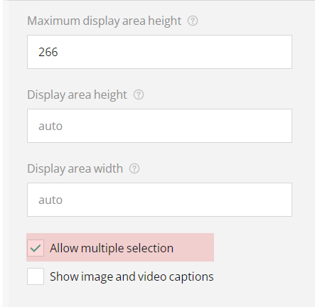 How to allow multiple selection in the Image Picker